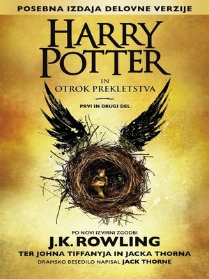 cover image of Harry Potter in otrok prekletstva Prvi in drugi del